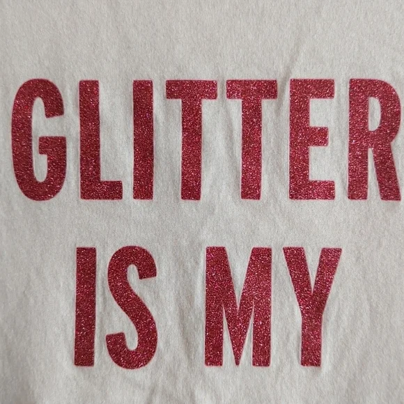 ❌SOLD❌Kate Spade GLITTER IS MY FAVORITE COLOR Tee - Picture 2 of 7